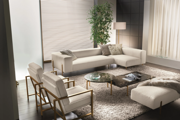 BRERA - Sectional fabric sofa with chaise longue by Former In Italia - view 3
